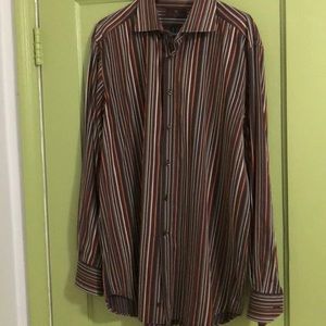 Etro Milano Striped Long Sleeve Shirt